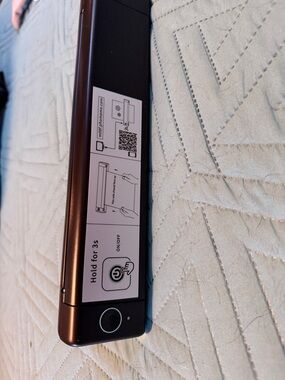 Portable Handheld Scanner in Metallic Brown